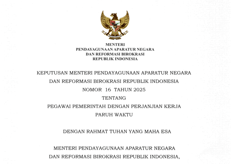 keputusan menpan rb