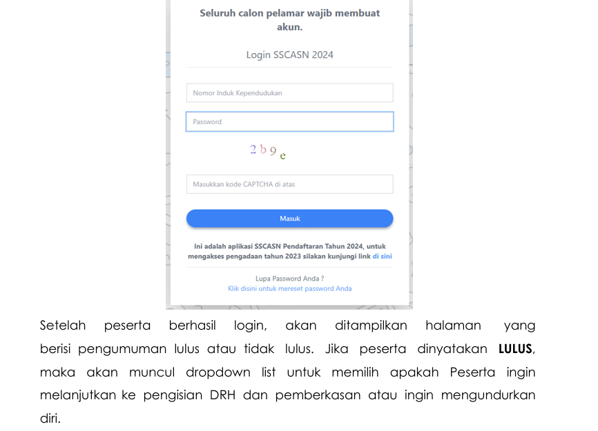 apa saja dokumen untuk pengisian drh pppk