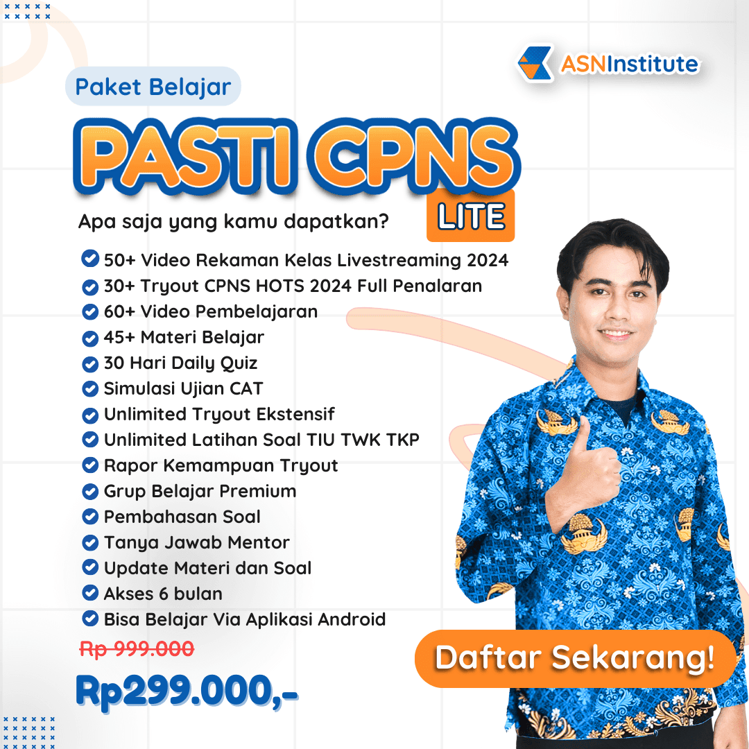 Pasti CPNS Lite 1 Pasti CPNS Lite