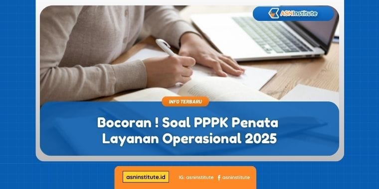 soal pppk penata layanan operasional