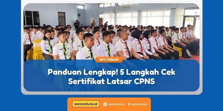 sertifikat latsar cpns